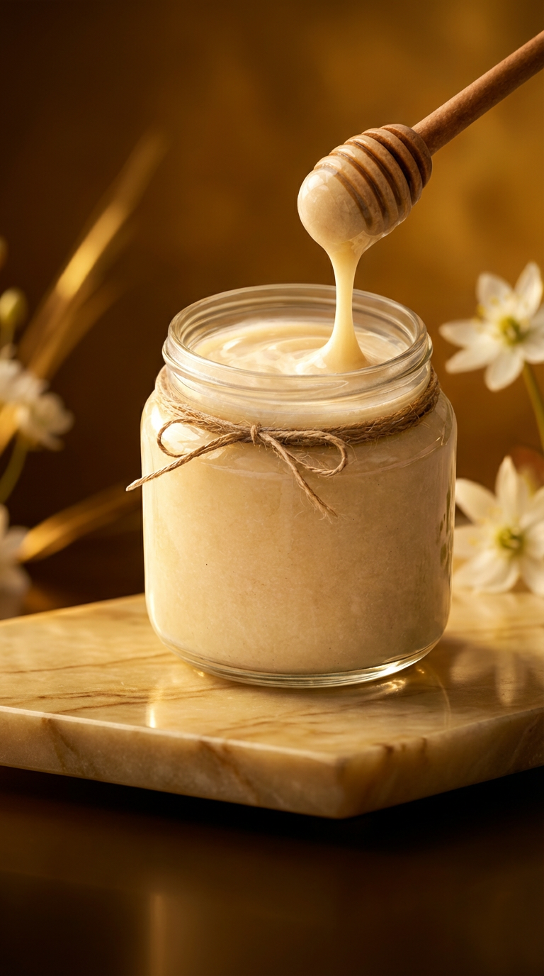 White honey Kyrgyzstan. عسل قيرغيزستان الأبيض