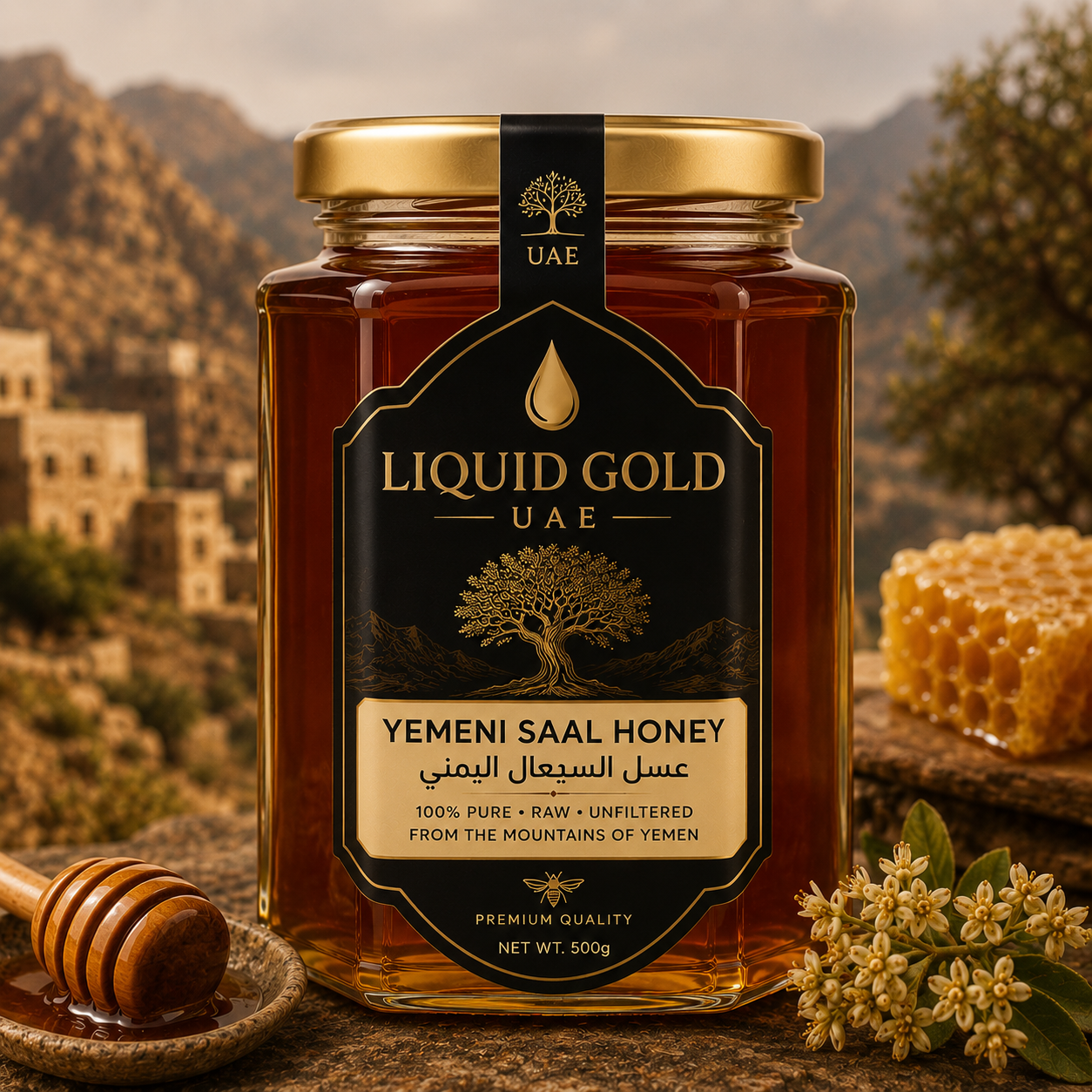 YEMENI SAAL HONEY.عسل السال اليمني